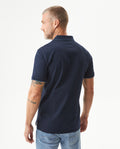 Men's Slim Fit Polo Shirt in Cotton Stretch Blend, Driftwood 609G011 - 5