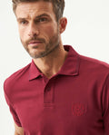 Men's Slim Fit Polo Shirt in Cotton Stretch Blend, Driftwood 609G011 - 4
