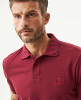 Men's Slim Fit Polo Shirt in Cotton Stretch Blend, Driftwood 609G011 - 4