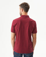 Men's Slim Fit Polo Shirt in Cotton Stretch Blend, Driftwood 609G011 - 5