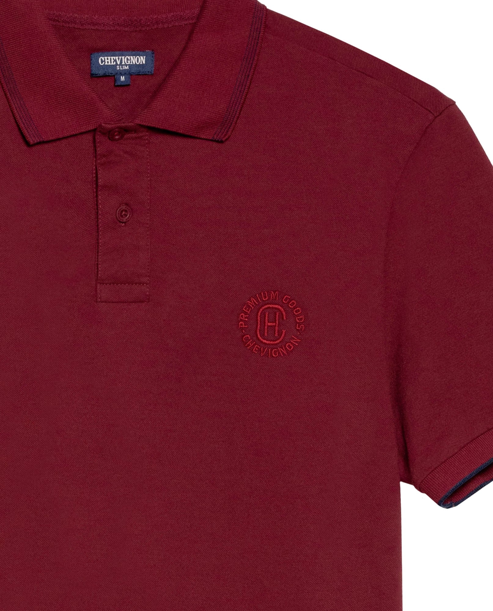 Men's Slim Fit Polo Shirt in Cotton Stretch Blend, Driftwood 609G011 - 7