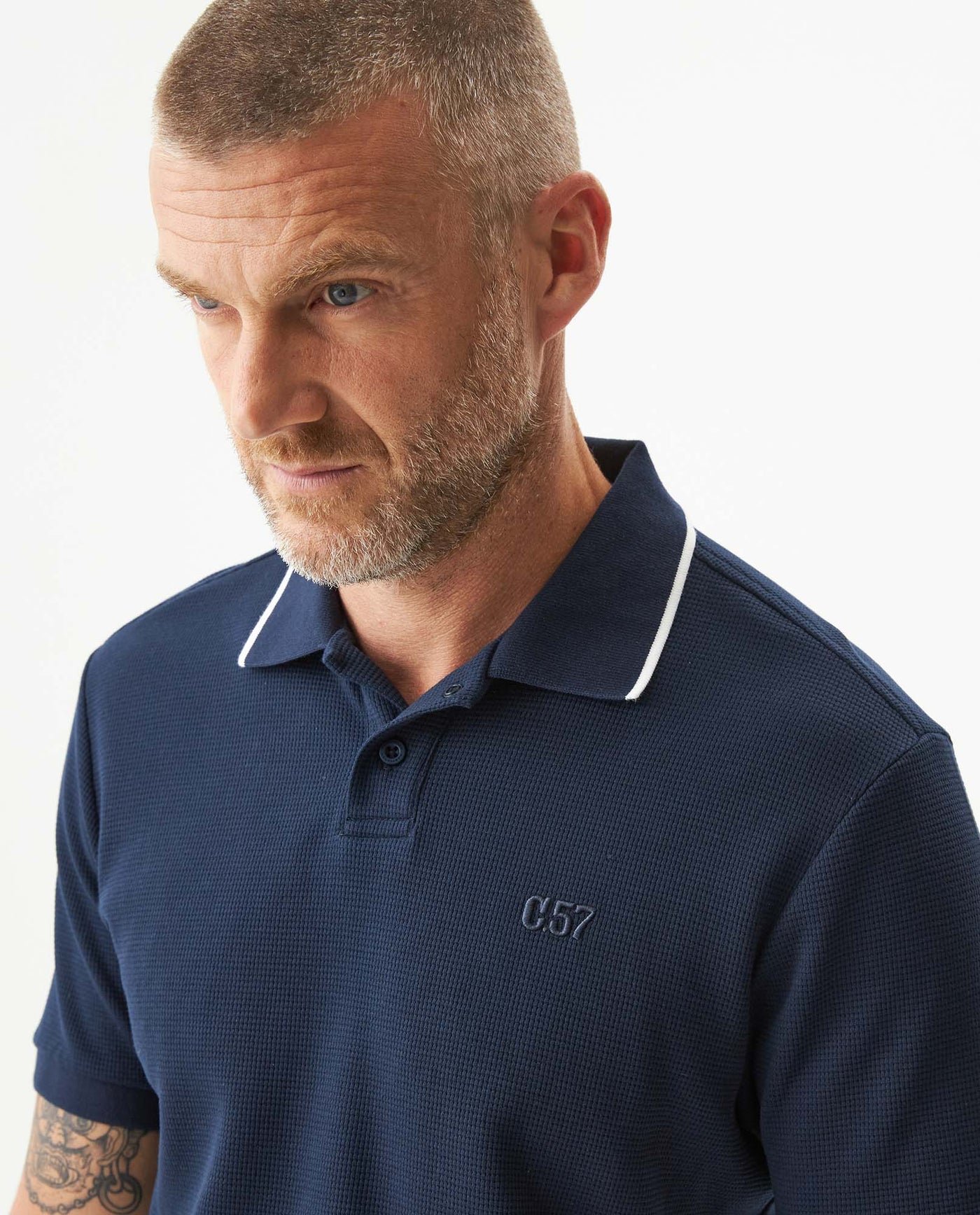 Men's Polo Shirt - Blue 609G012 - 4