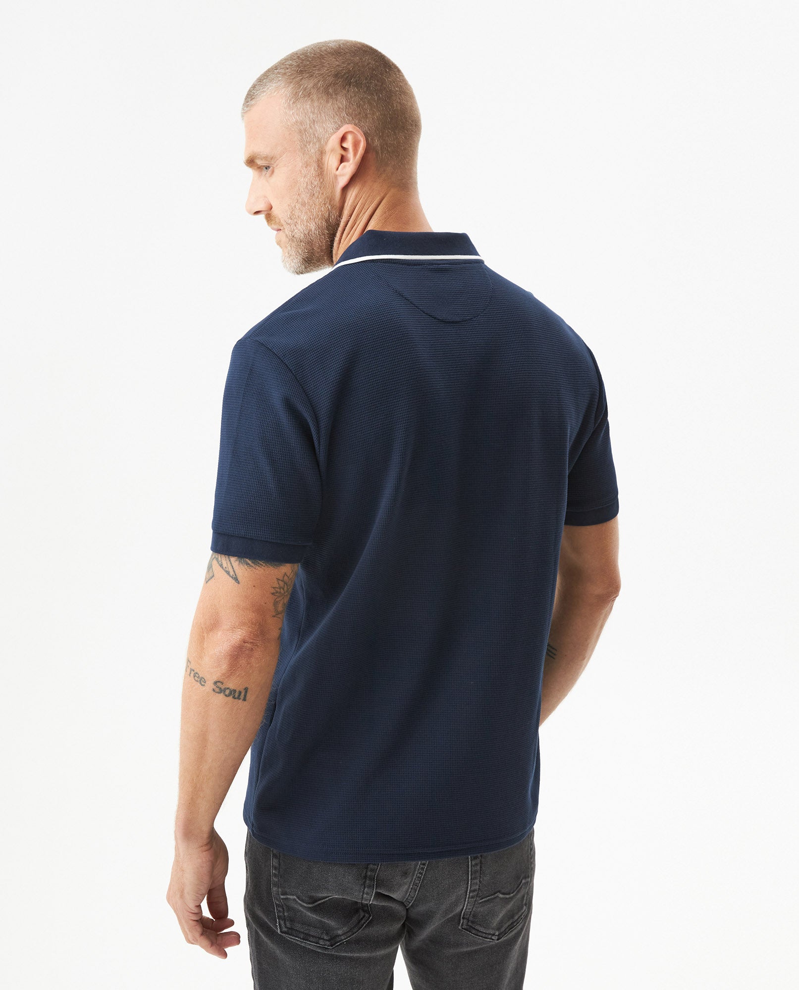 Men's Polo Shirt - Blue 609G012 - 5