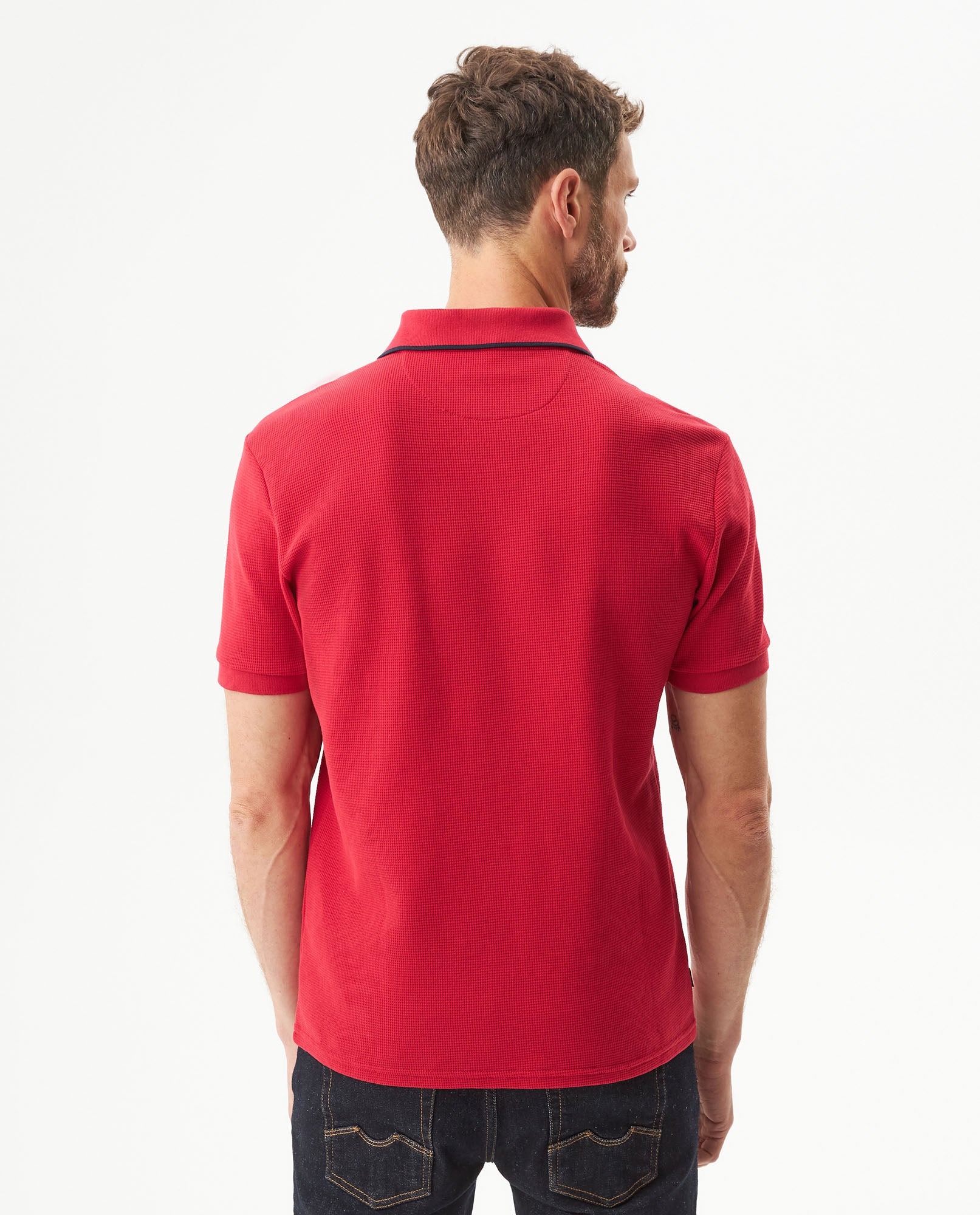 Men's Polo Shirt - Red 609G012 - 5