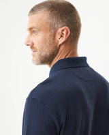 Men's Regular Fit Long Sleeve Polo Shirt in Cotton, Luminous 609G013 - 6