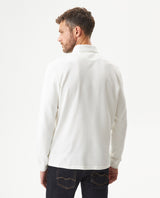 Men's Regular Fit Long Sleeve Polo Shirt in Cotton, Luminous 609G013 - 5