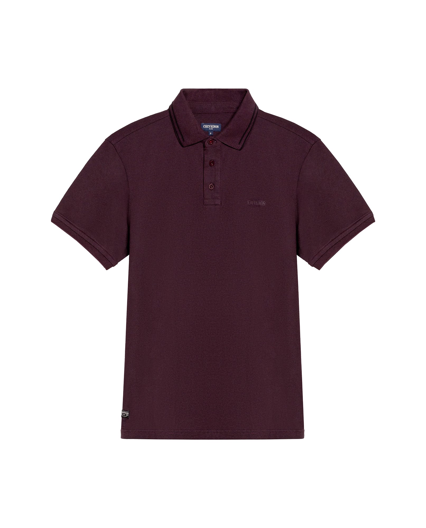 Men's Slim Fit Polo Shirt in Cotton Stretch Blend, Field 609G014 - 2