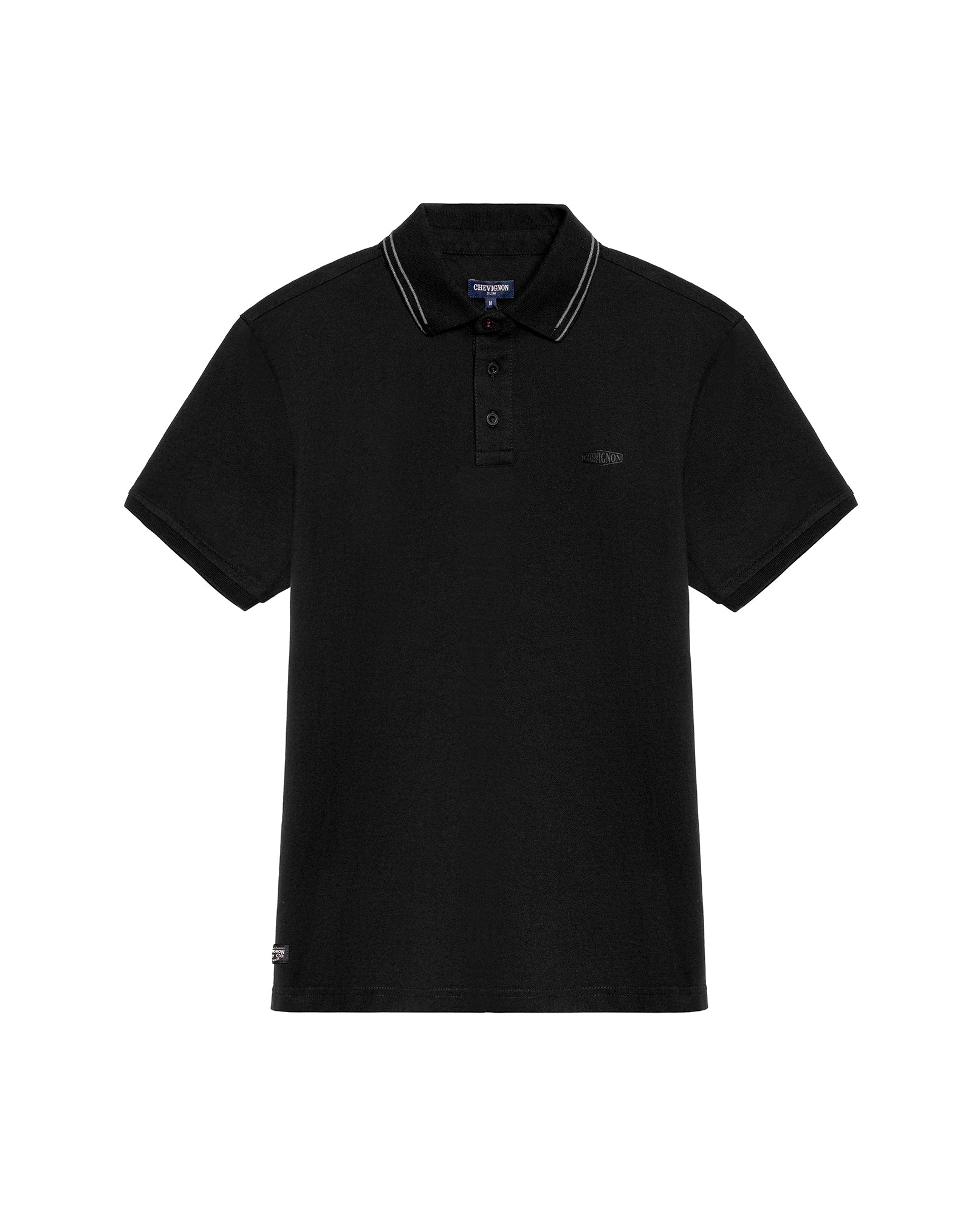 Men's Slim Fit Polo Shirt in Cotton Stretch Blend, Field 609G014 - 2