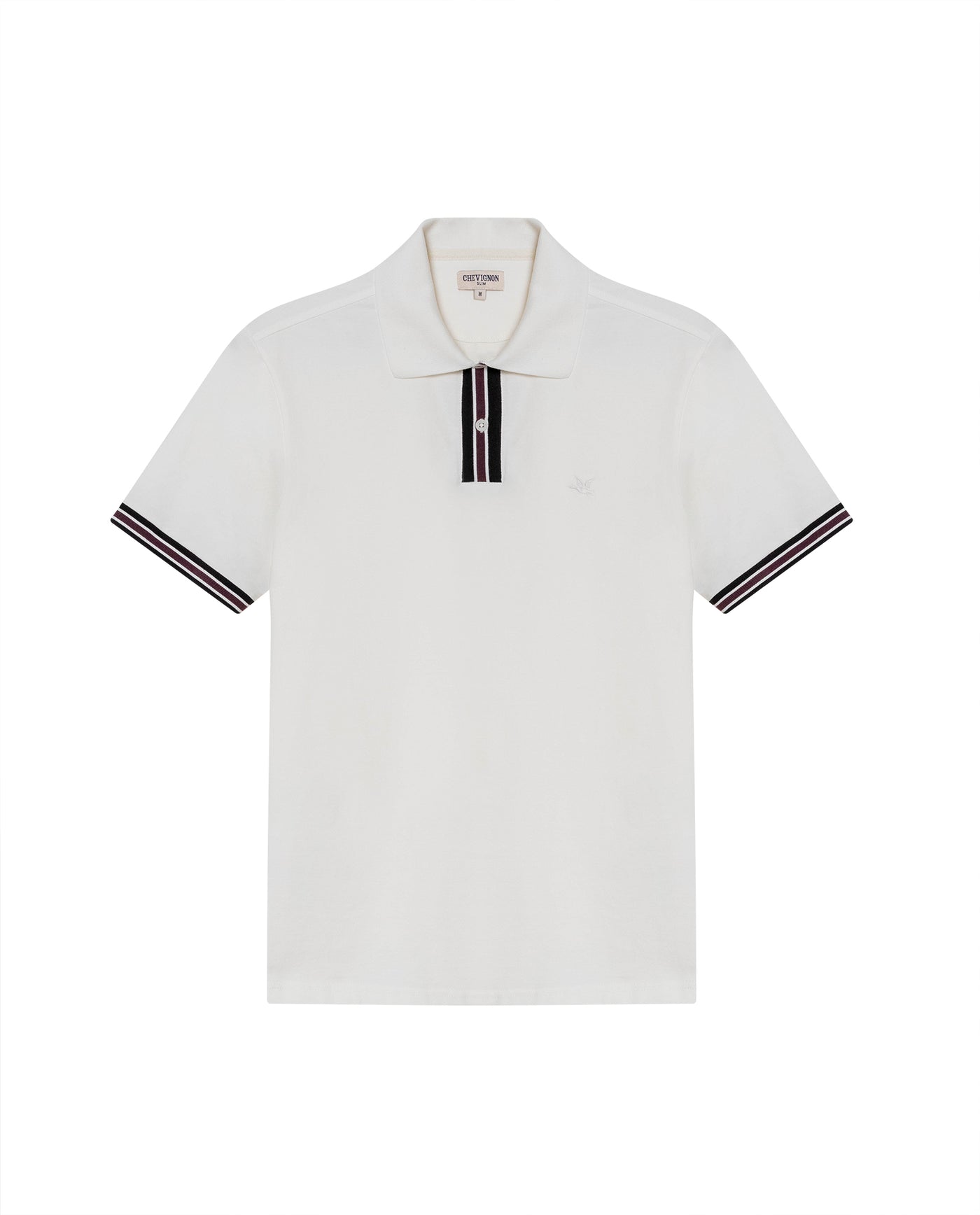Men's Slim Fit Polo Shirt in Cotton Stretch Blend, Tide 609G015 - 2