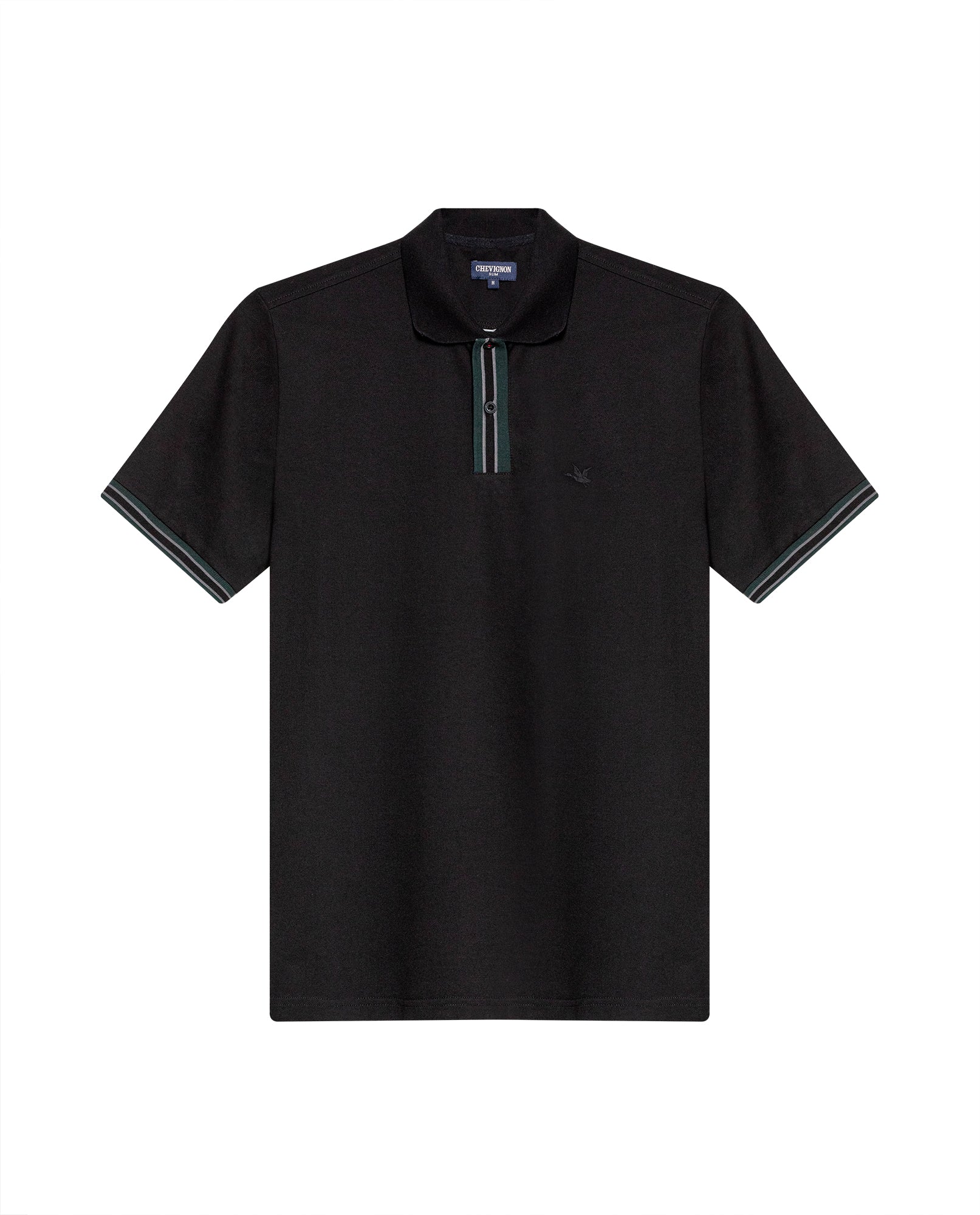 Men's Slim Fit Polo Shirt in Cotton Stretch Blend, Tide 609G015 - 2