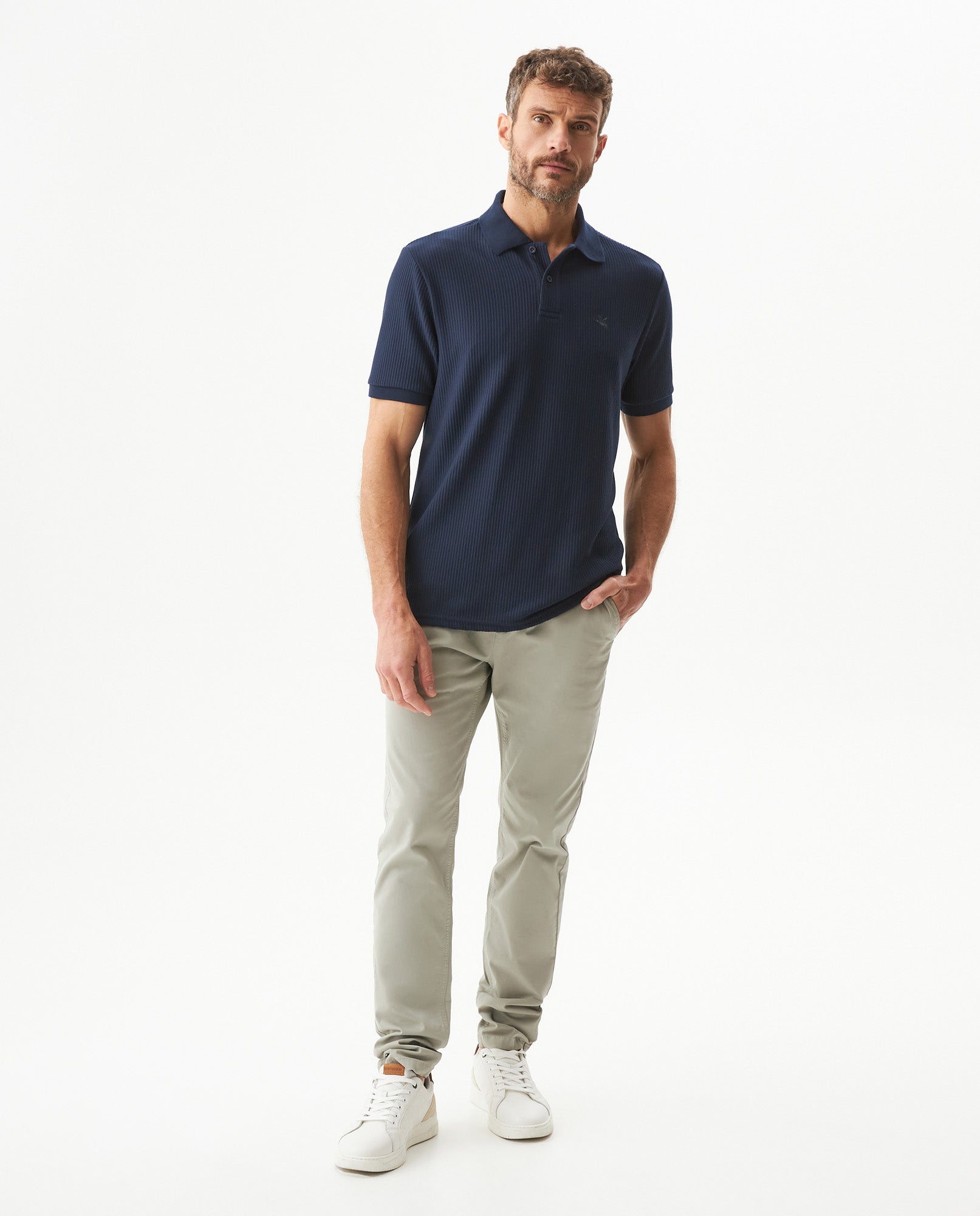Men's Polo Shirt - Blue 609G017 - 3