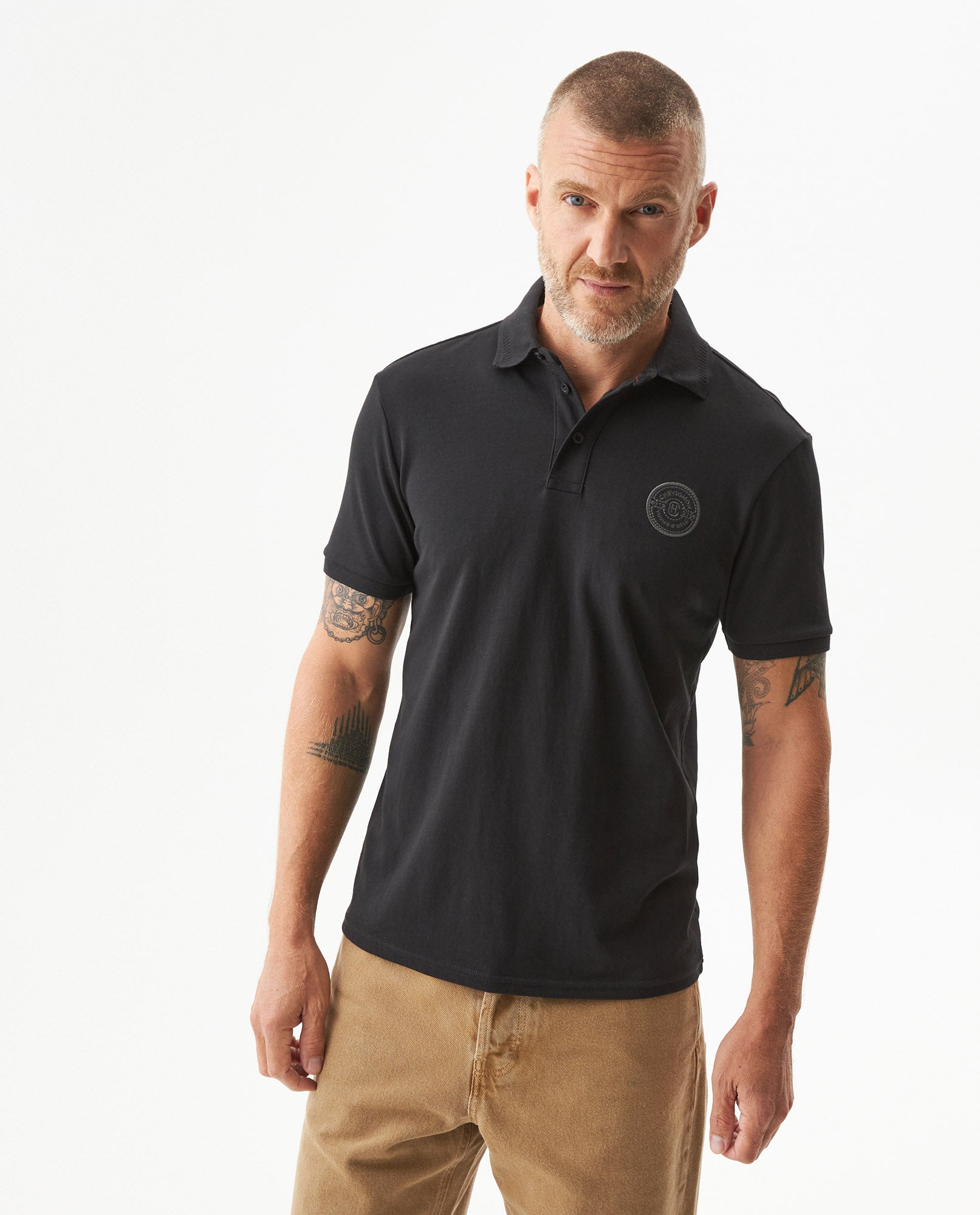 Men's Polo Shirt - Black - 2
