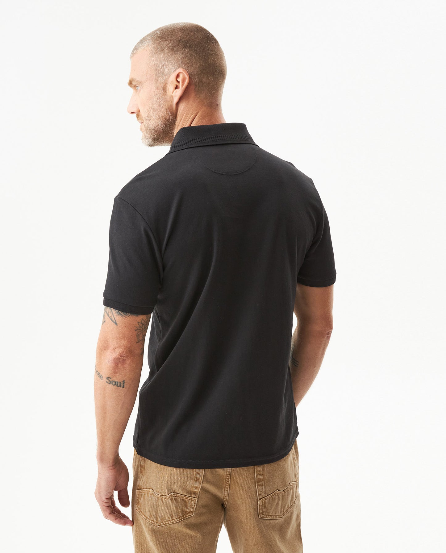 Men's Polo Shirt - Black - 5
