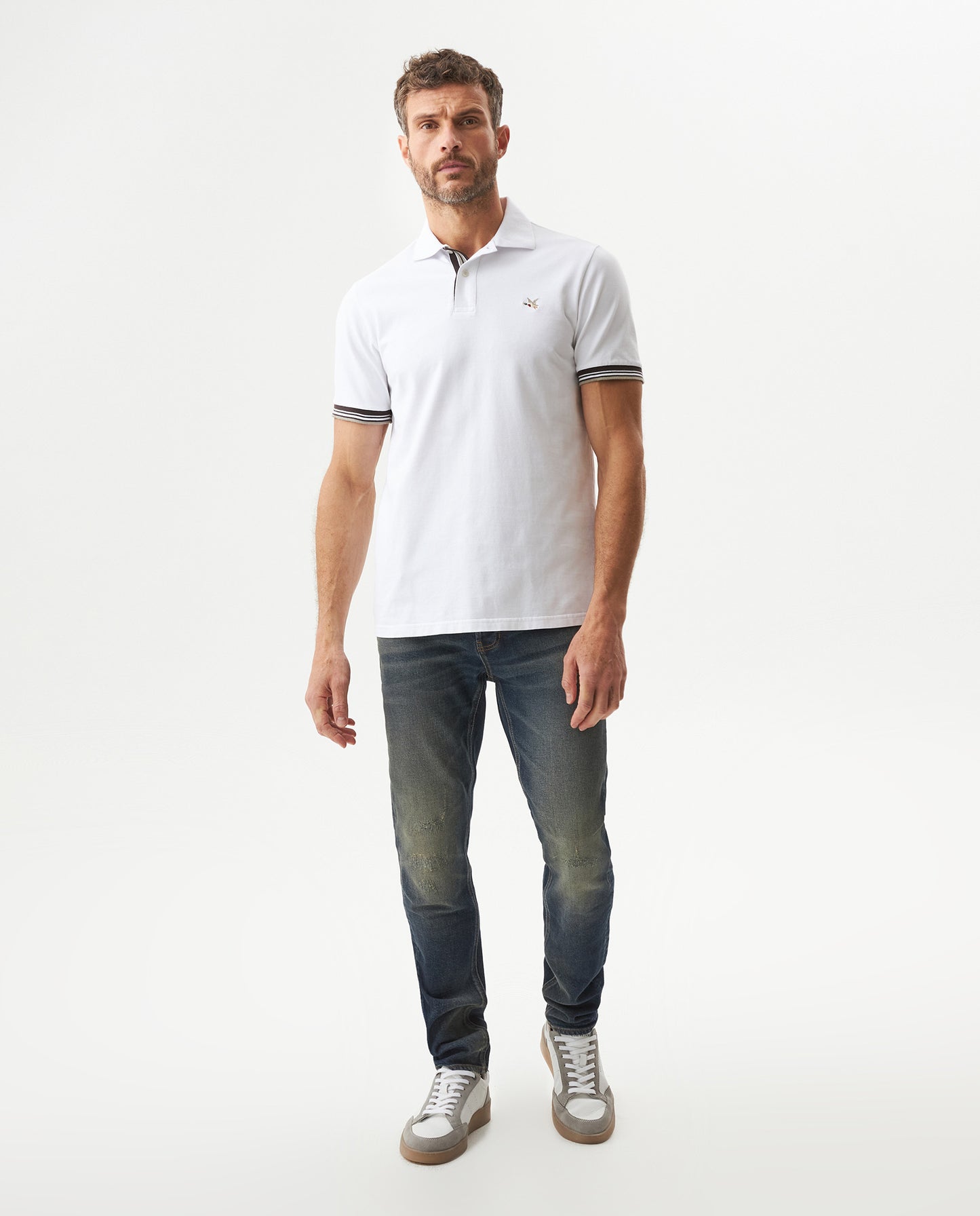 Men's Polo Shirt - White - 3
