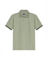 Men's Slim Fit Polo Shirt in Cotton Stretch Blend, Gallery - 1