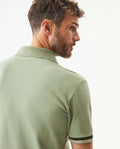 Men's Slim Fit Polo Shirt in Cotton Stretch Blend, Gallery - 6