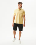 Men's Relaxed Fit Short Sleeve Polo Shirt in Cotton-Polyester Blend, Shine - 3