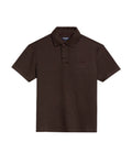 Men's Relaxed Fit Short Sleeve Polo Shirt in Cotton-Polyester Blend, Shine - 1