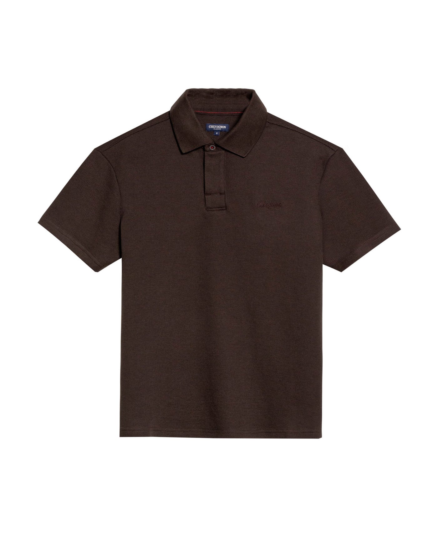 Men's Relaxed Fit Short Sleeve Polo Shirt in Cotton-Polyester Blend, Shine - 1
