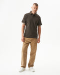 Men's Relaxed Fit Short Sleeve Polo Shirt in Cotton-Polyester Blend, Shine - 3