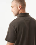 Men's Relaxed Fit Short Sleeve Polo Shirt in Cotton-Polyester Blend, Shine - 6