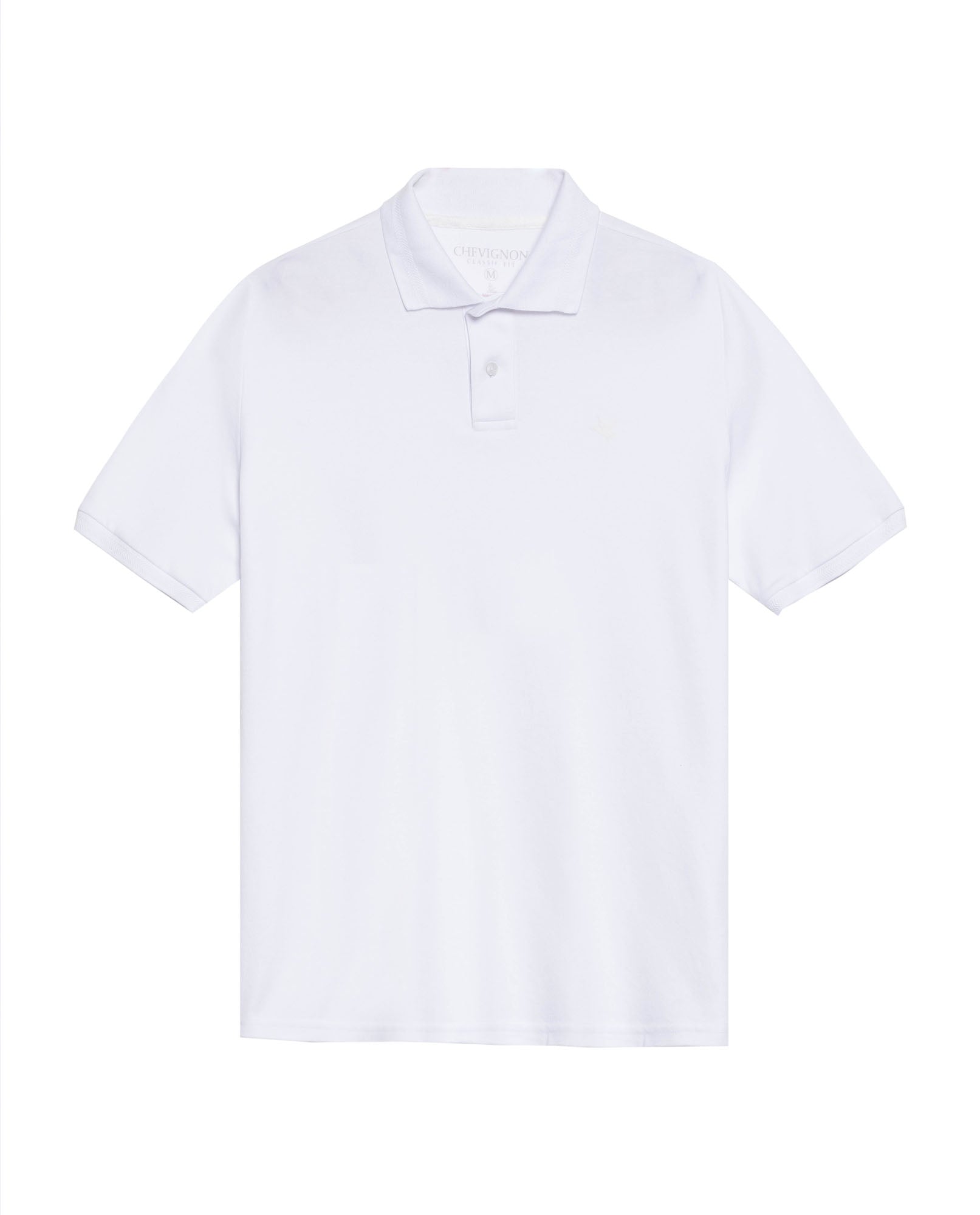 Men's Regular Fit Short Sleeve Polo Shirt in Cotton, Moonlight - 1
