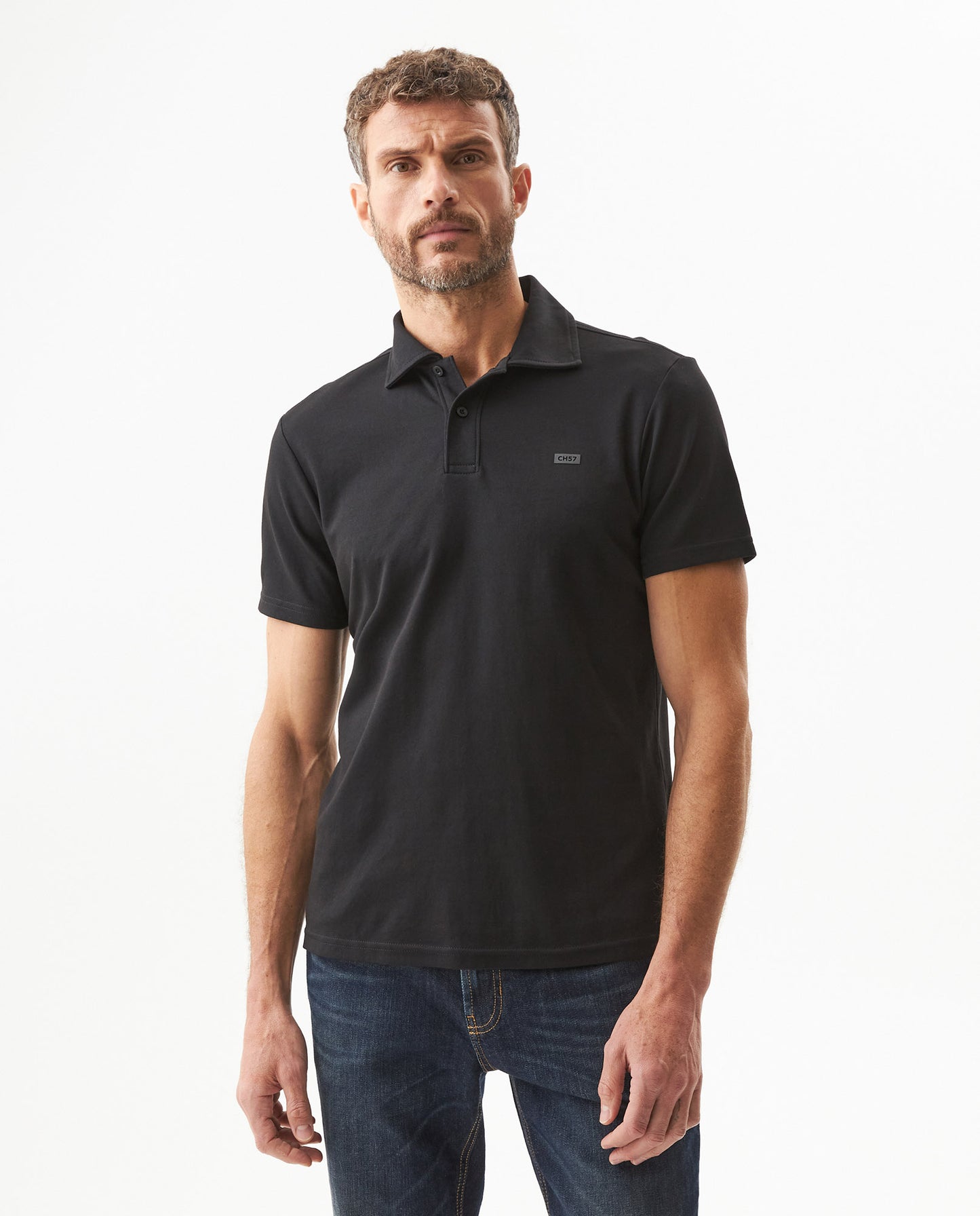 Men's Polo Shirt - Black - 2