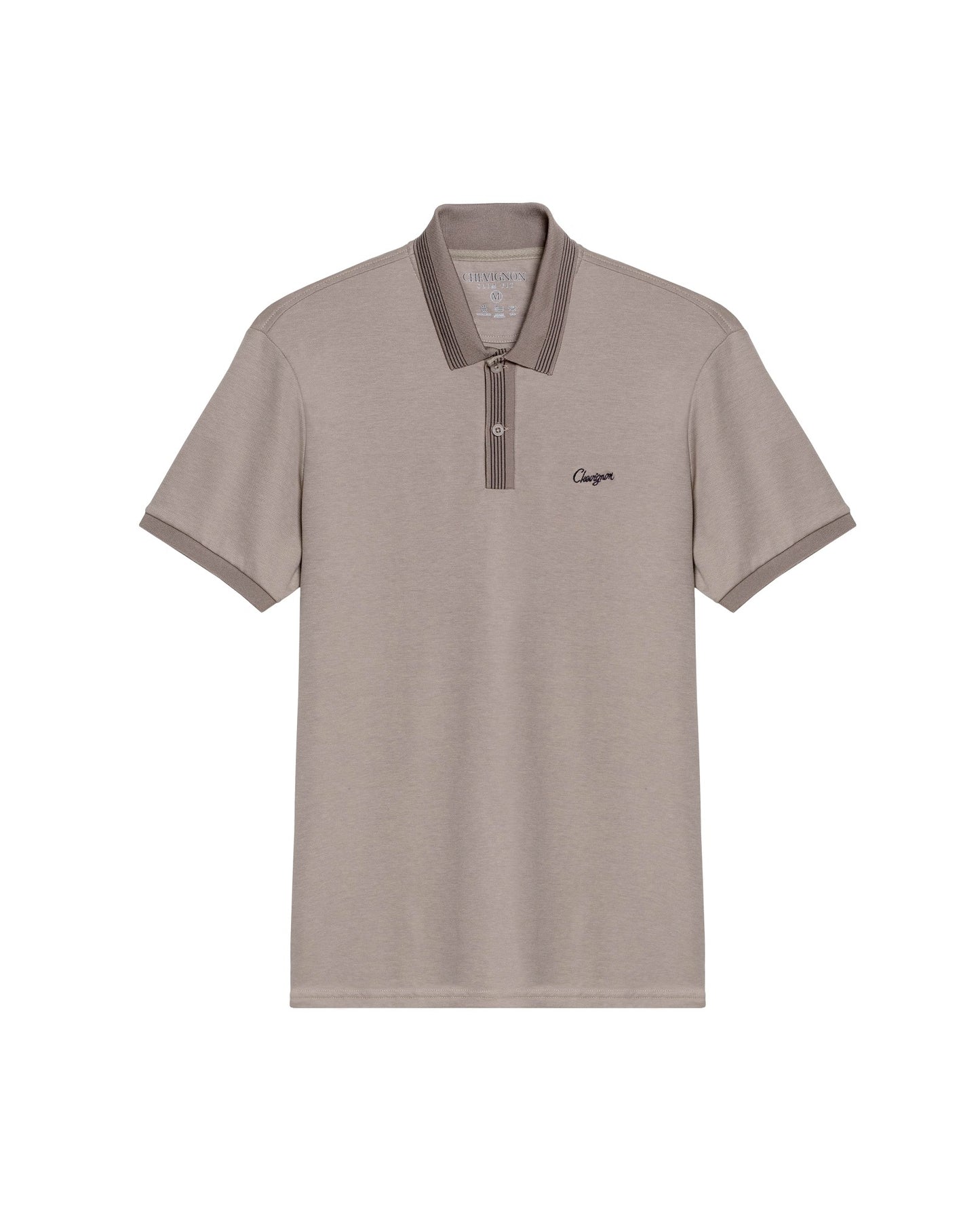 Men's Polo Shirt - Beige - 1