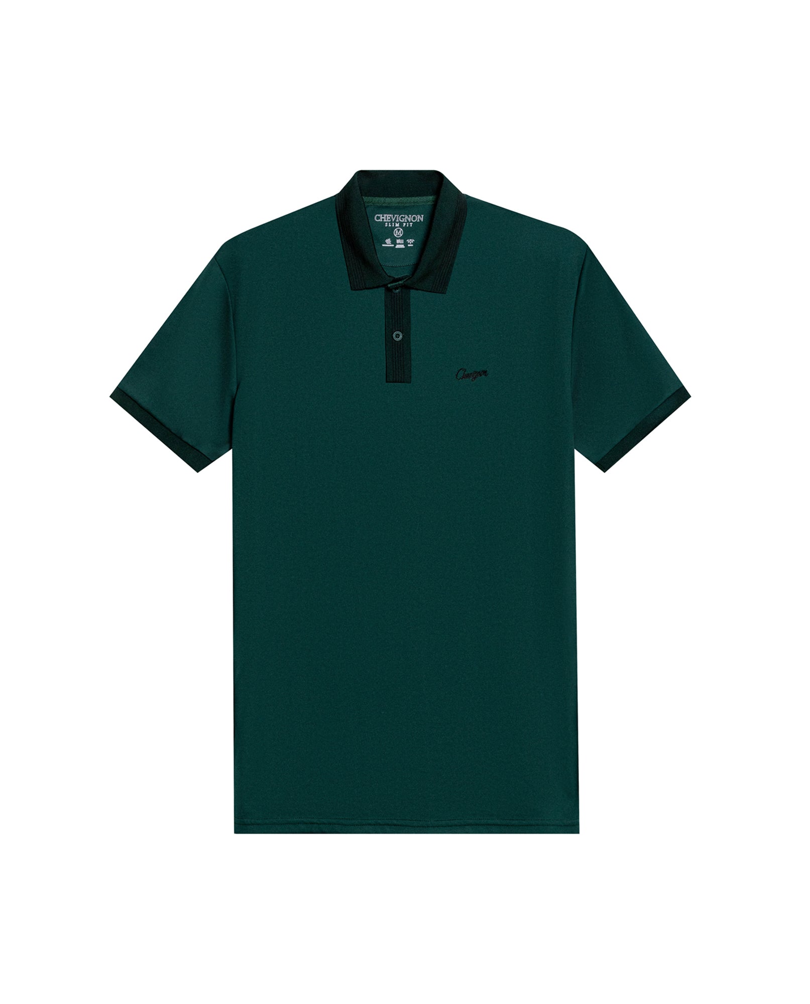 Men's Polo Shirt - Green 609G024 - 2