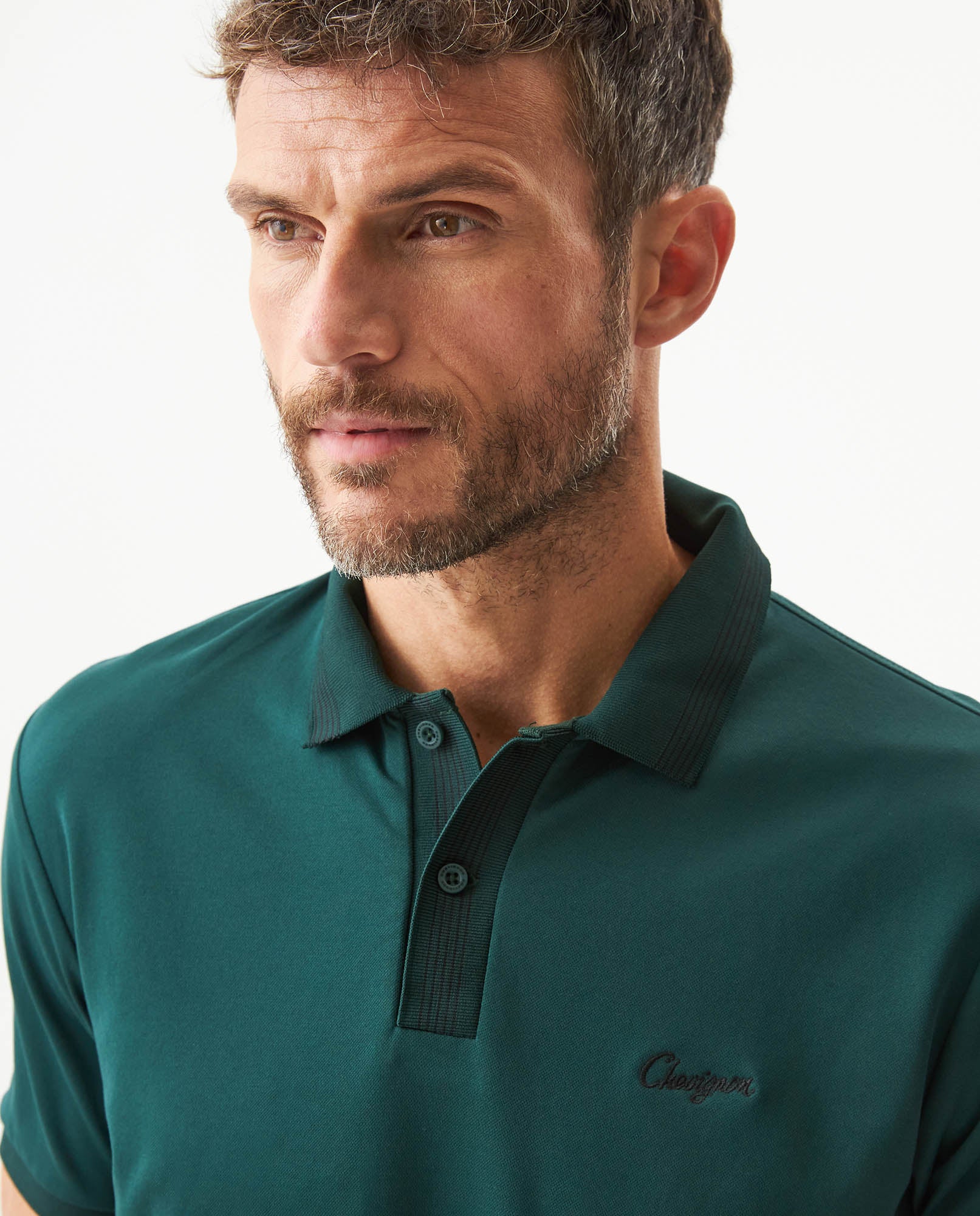 Men's Polo Shirt - Green 609G024 - 4