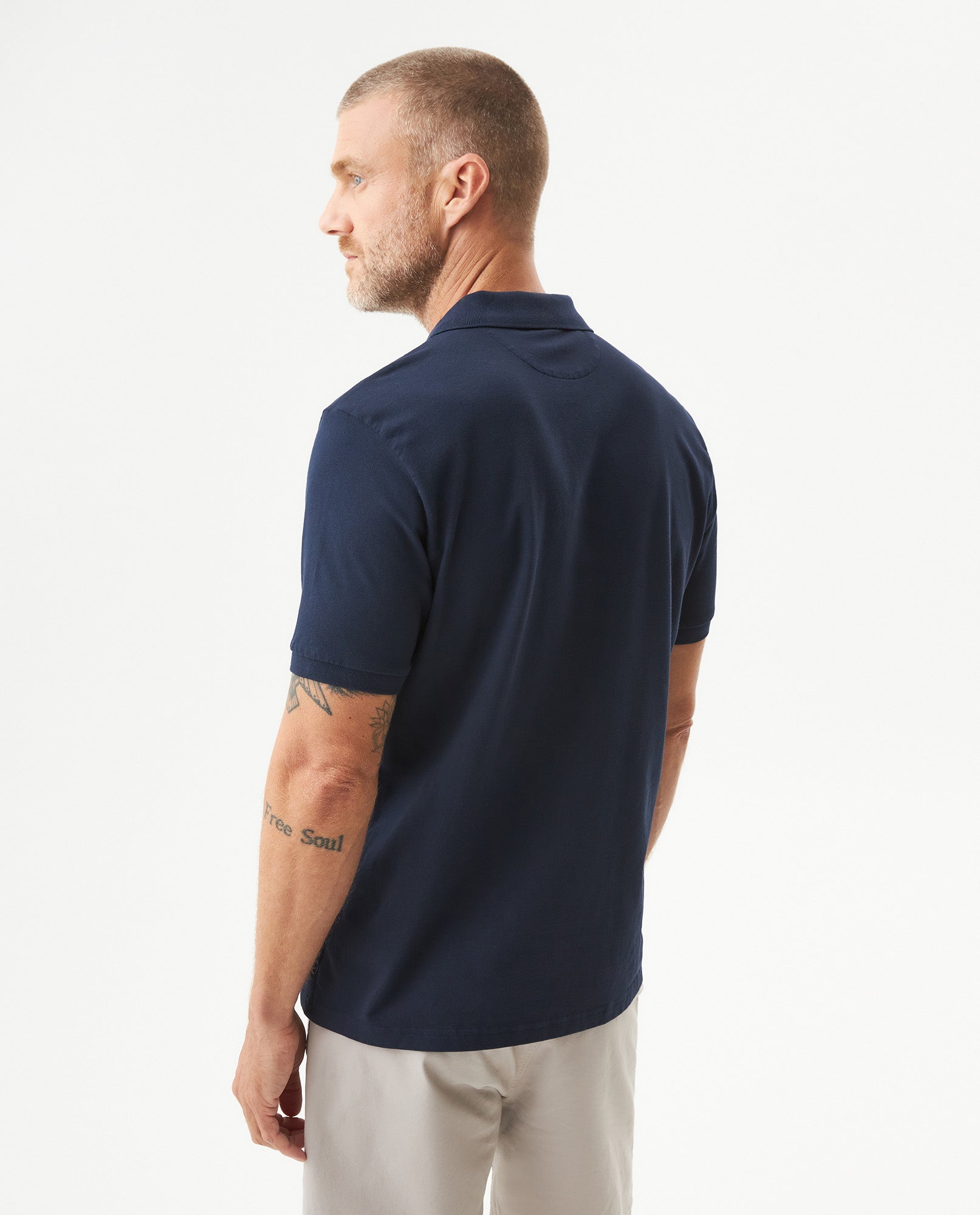 Camiseta Tipo Polo para Hombre - Blue 63_609G028_AZU193924_6