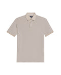 Men's Short Sleeve Printed Logo Slim Fit Polo Shirt in Cotton, Majestic 609G030 - 2