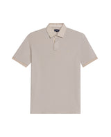 Men's Short Sleeve Printed Logo Slim Fit Polo Shirt in Cotton, Majestic 609G030 - 2