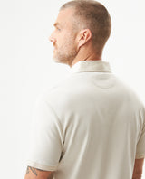 Men's Short Sleeve Printed Logo Slim Fit Polo Shirt in Cotton, Majestic 609G030 - 6