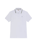 Men's Relaxed Fit Short Sleeve Polo Shirt in Cotton Stretch Blend, Aurora - 1