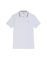 Men's Relaxed Fit Short Sleeve Polo Shirt in Cotton Stretch Blend, Aurora - 1