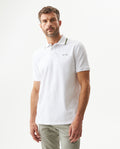 Men's Relaxed Fit Short Sleeve Polo Shirt in Cotton Stretch Blend, Aurora - 2