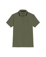 Men's Relaxed Fit Short Sleeve Polo Shirt in Cotton Stretch Blend, Aurora - 1