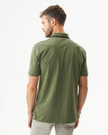 Men's Relaxed Fit Short Sleeve Polo Shirt in Cotton Stretch Blend, Aurora - 5