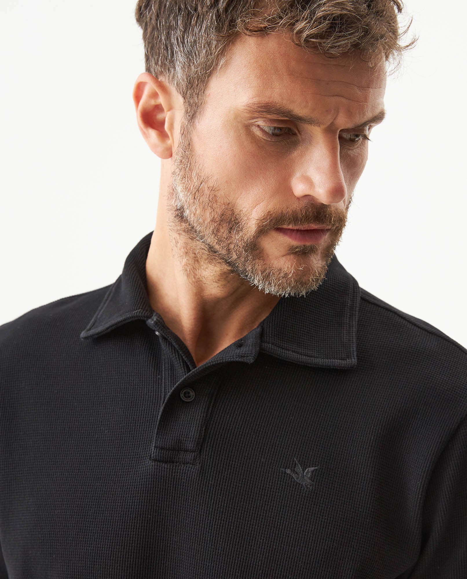 Men's Polo Shirt - Black - 4