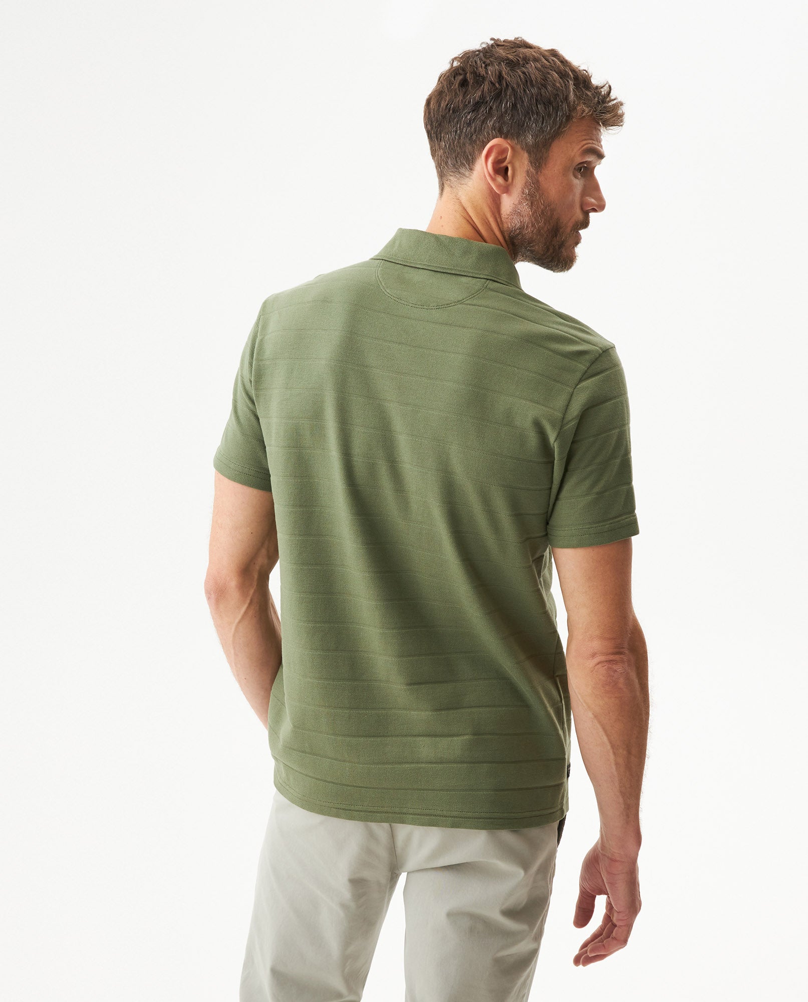 Men's Polo Shirt - Green 609G033 - 5