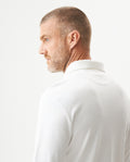 Men's Long Sleeve Slim Fit Polo Shirt in Cotton, Offshore 609G035 - 6