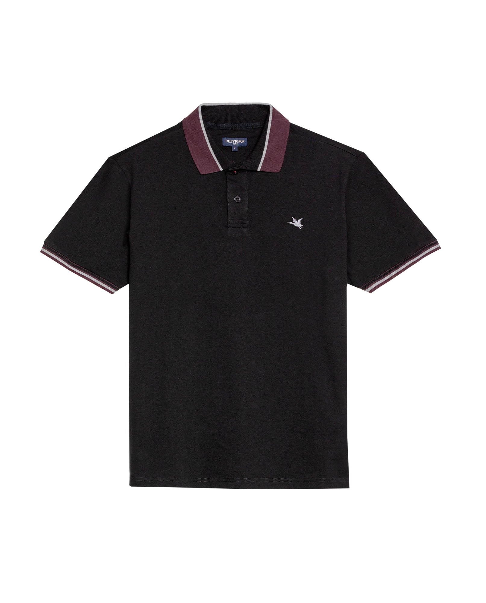 Men's Slim Fit Polo Shirt in Cotton Stretch Blend, Northshore 609G037 - 2
