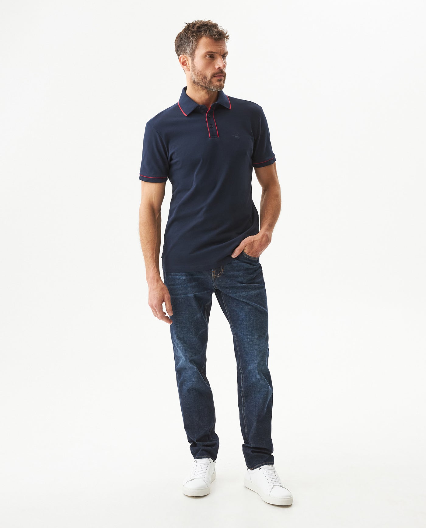 Men's Polo Shirt - Blue 609G040 - 3
