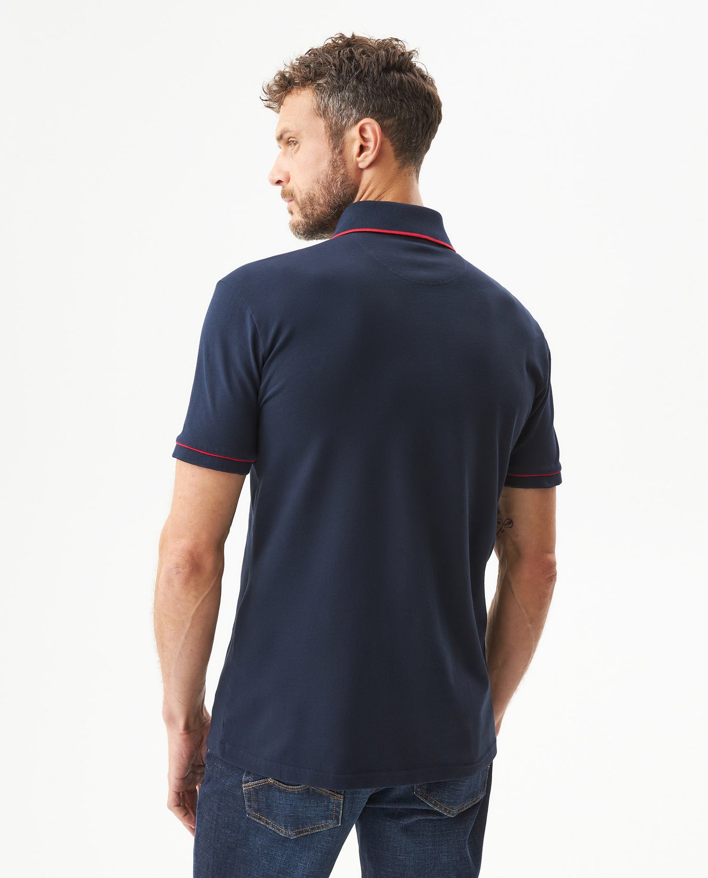 Men's Polo Shirt - Blue 609G040 - 5
