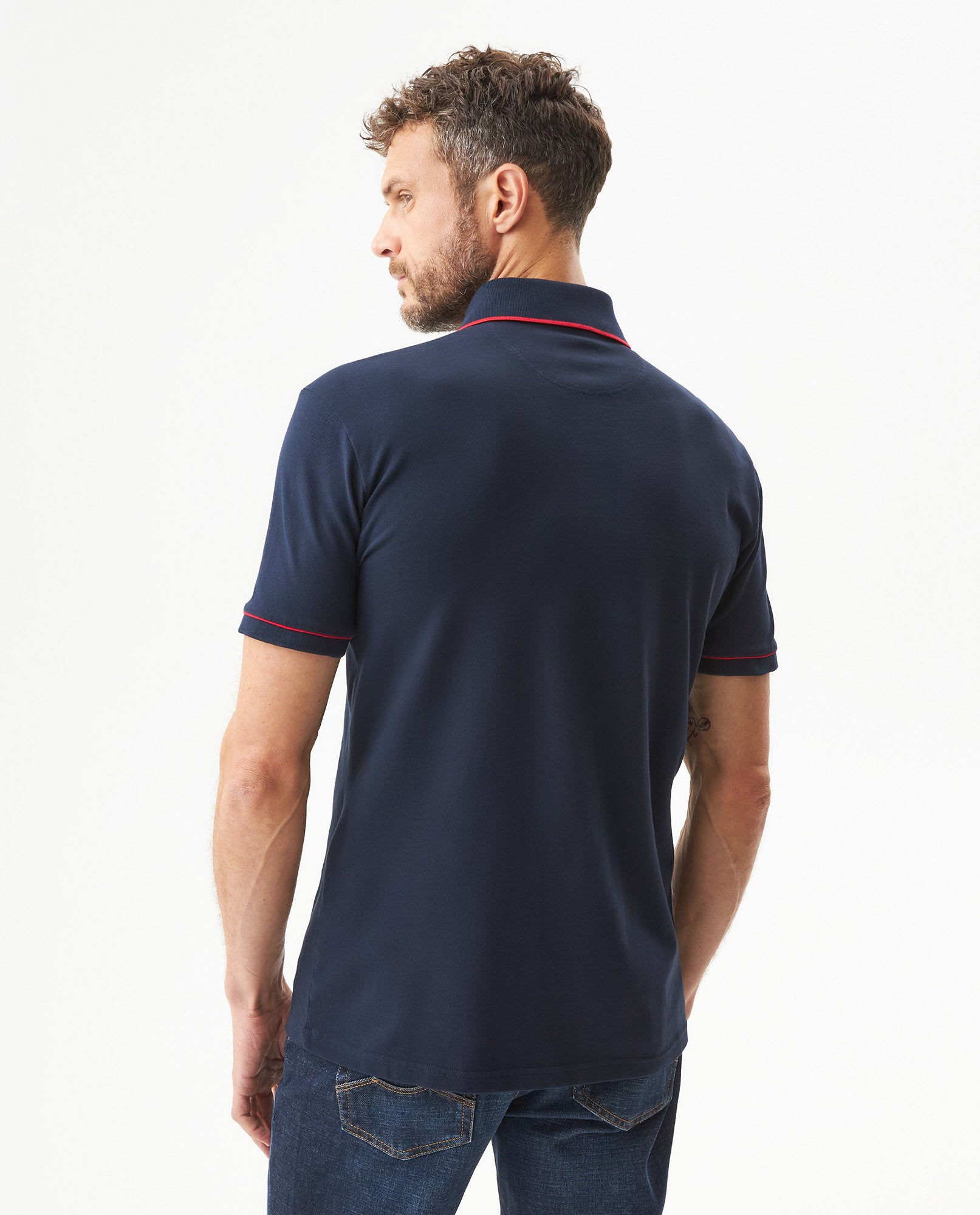 Men's Polo Shirt - Blue 609G040 - 5