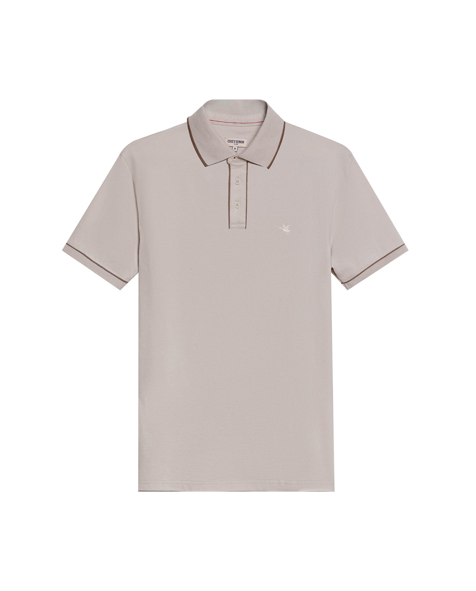 Men's Polo Shirt - Beige 609G040 - 2