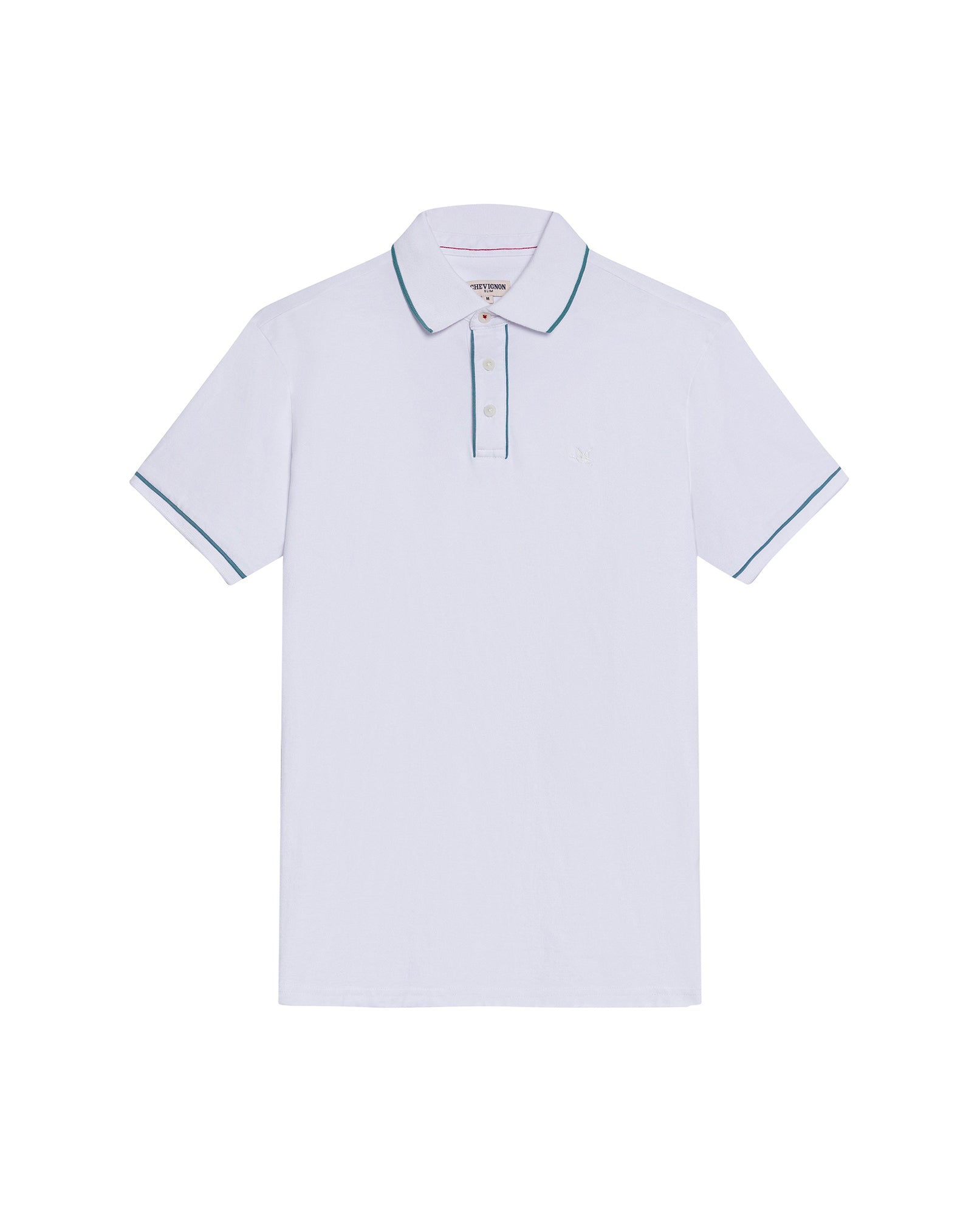 Men's Polo Shirt - White 609G040 - 2