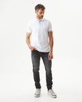 Men's Polo Shirt - White 609G040 - 3