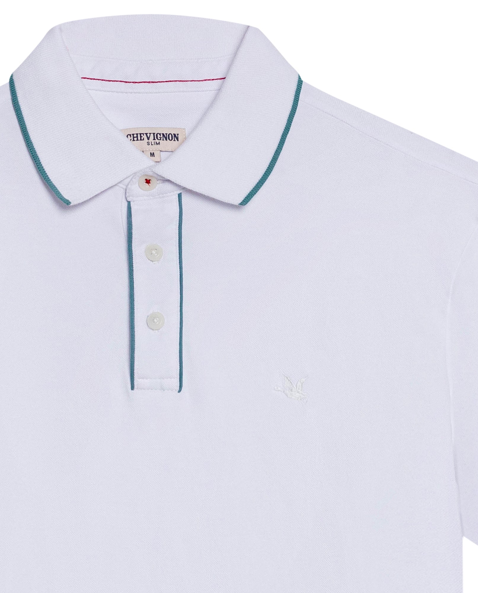 Men's Polo Shirt - White 609G040 - 7